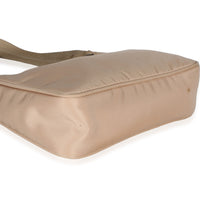 Prada Desert Beige Nylon Tessuto Re Edition 2000 Mini Hobo Handbag 7