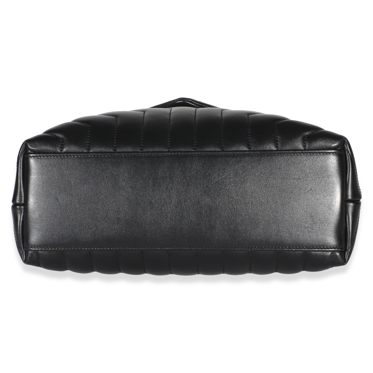 Saint Laurent Black Calfskin Y Quilted Monogram Medium Loulou Chain Satchel Handbag 5