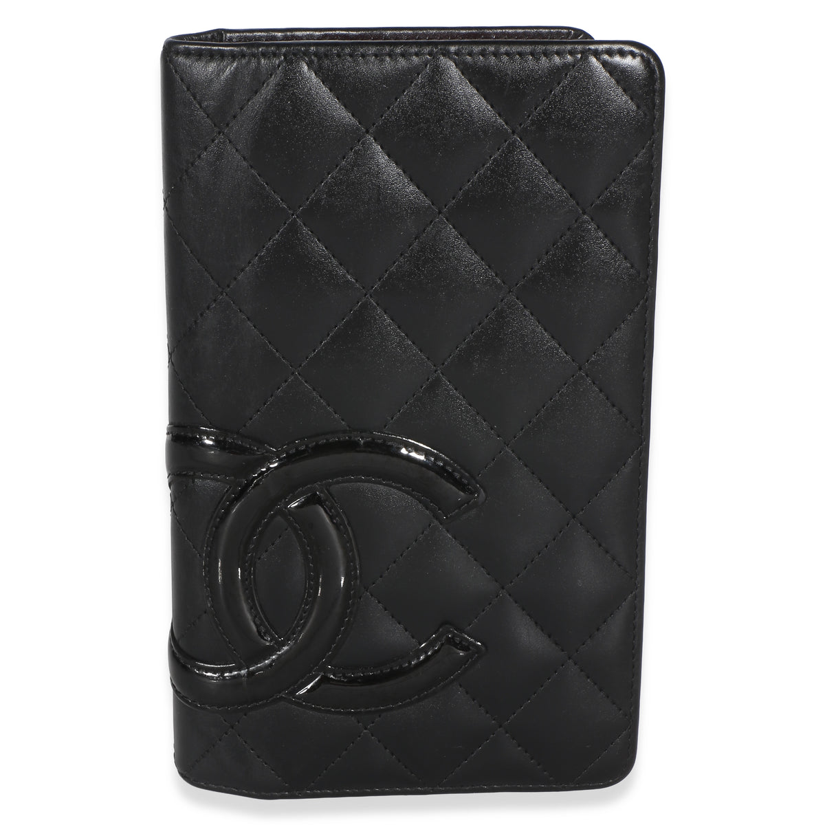 Chanel Black Quilted Calfskin Cambon Yen Wallet Wallet id