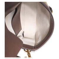 Gucci Camel Monogram Jumbo GG Cafskin Web Small Horsebit 1955 Shoulder Bag Handbag 11