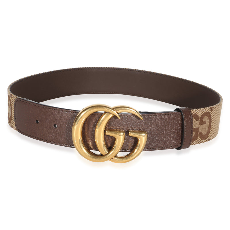 Gucci Beige Jumbo GG Canvas Marmont Belt 75/30 id