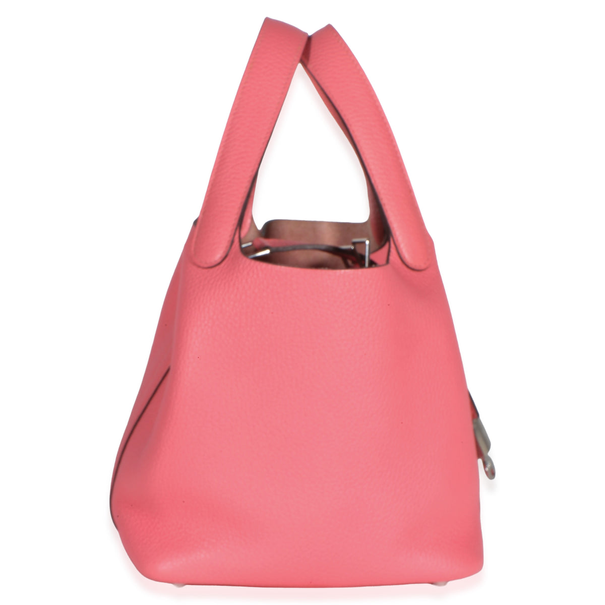 Hermès Rose Confetti Clemence Picotin Lock 18 PHW Handbag 2