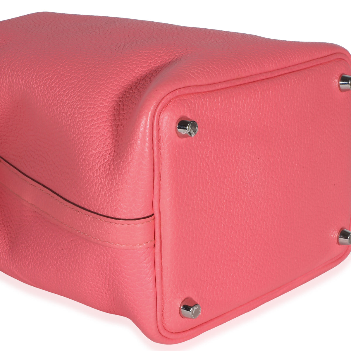Hermès Rose Confetti Clemence Picotin Lock 18 PHW Handbag 8