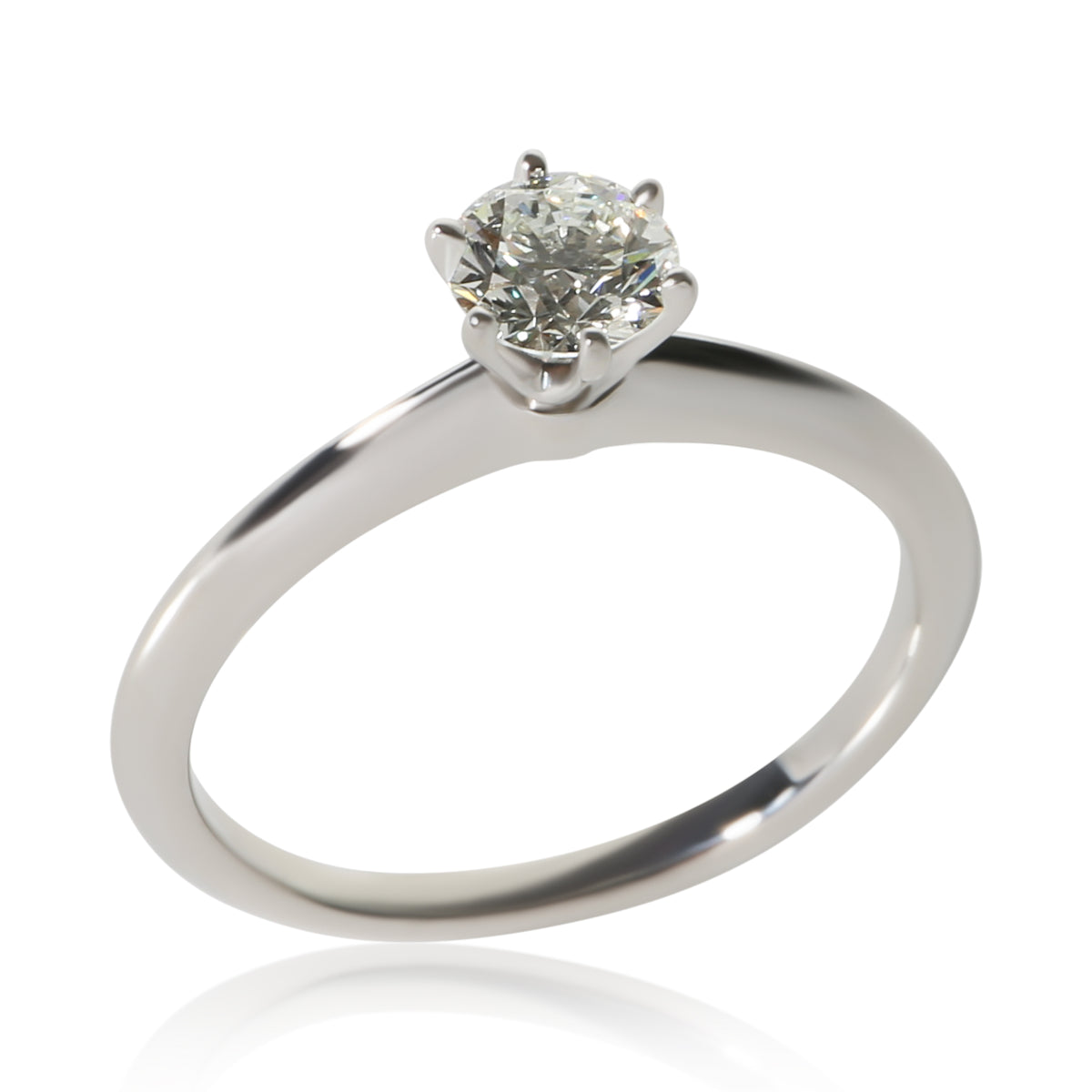Tiffany & Co. 0.61 ct Round Brilliant Diamond Engagement Ring 5