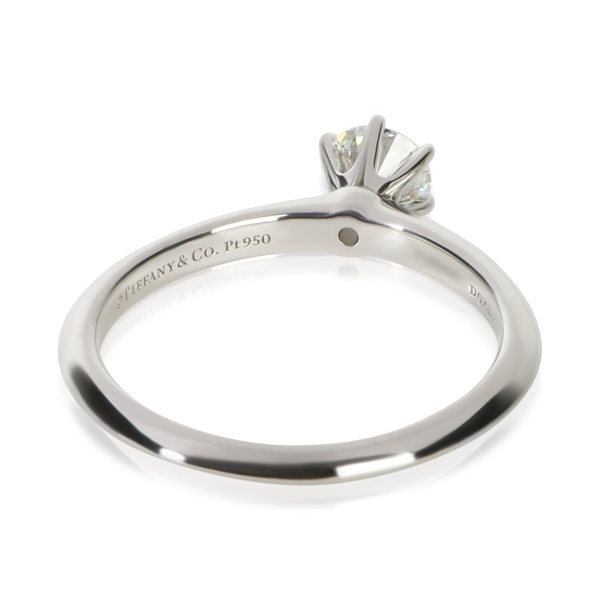 Tiffany & Co. Platinum Diamond Ring 3
