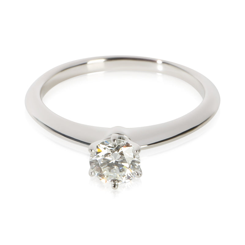 Tiffany & Co. Platinum Diamond Ring fv