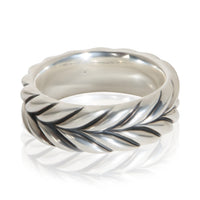 David Yurman Sterling Silver Chevron Band 3