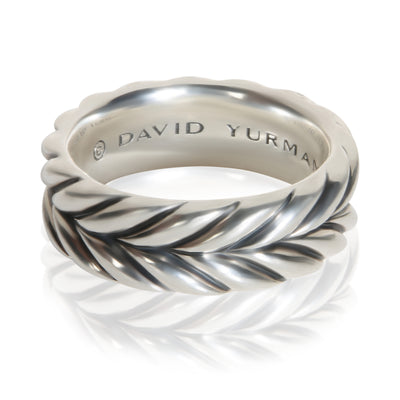 David Yurman Sterling Silver Chevron Band fv