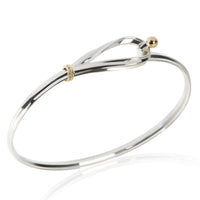 Tiffany & Co. Yellow Gold & Sterling Silver Vintage Hook Bracelet 4
