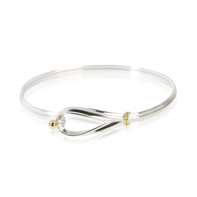 Tiffany & Co. Yellow Gold & Sterling Silver Vintage Hook Bracelet fv