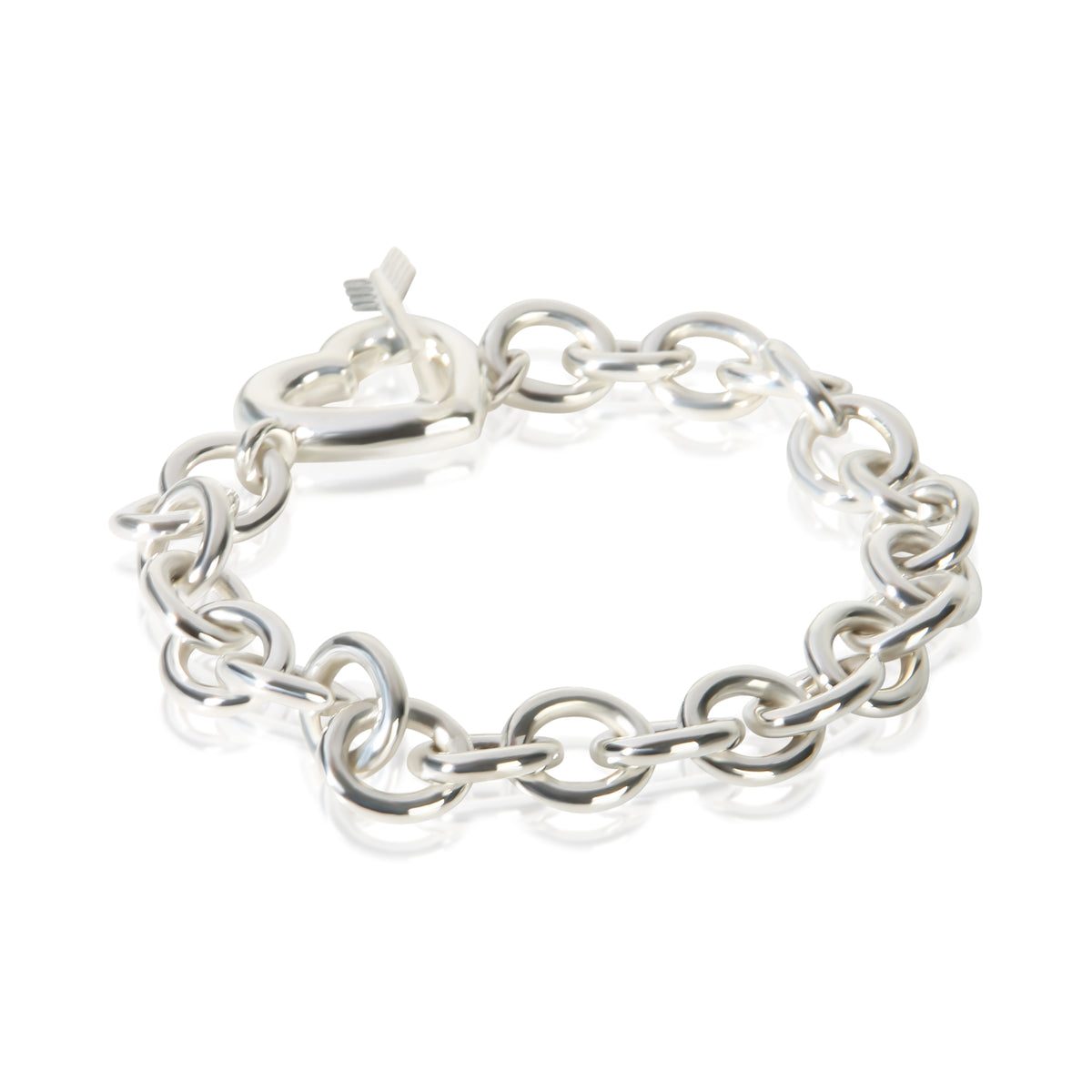 Tiffany & Co. Sterling Silver Heart & Arrow Bracelet 3