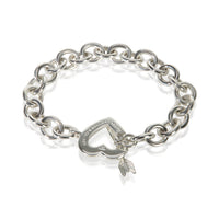 Tiffany & Co. Sterling Silver Heart & Arrow Bracelet 4