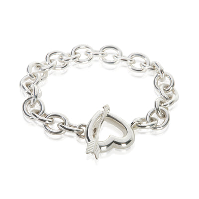 Tiffany & Co. Sterling Silver Heart & Arrow Bracelet fv