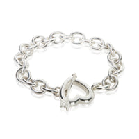 Tiffany & Co. Sterling Silver Heart & Arrow Bracelet fv