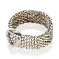 Tiffany & Co. Sterling Silver Somerset Mesh Ring 2