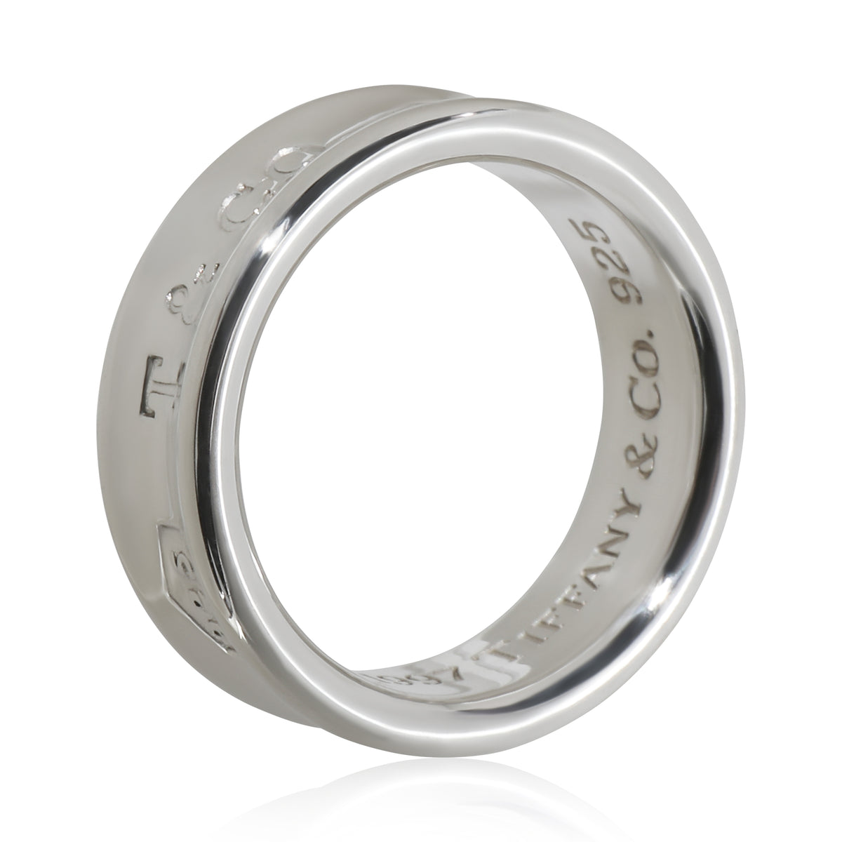 Tiffany & Co. Sterling Silver 1837 Ring