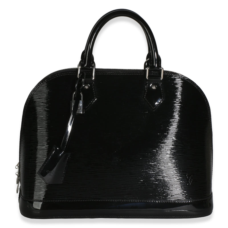 Louis Vuitton Black Epi Electric Alma PM Handbag id