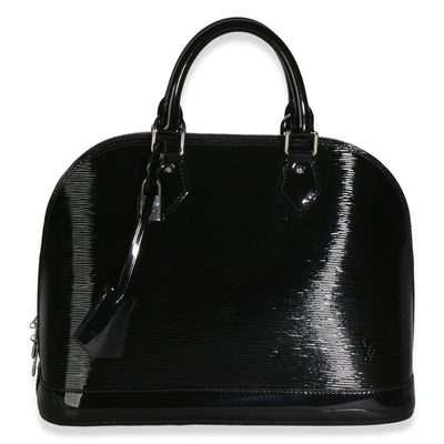 Louis Vuitton Black Epi Electric Alma PM Handbag id