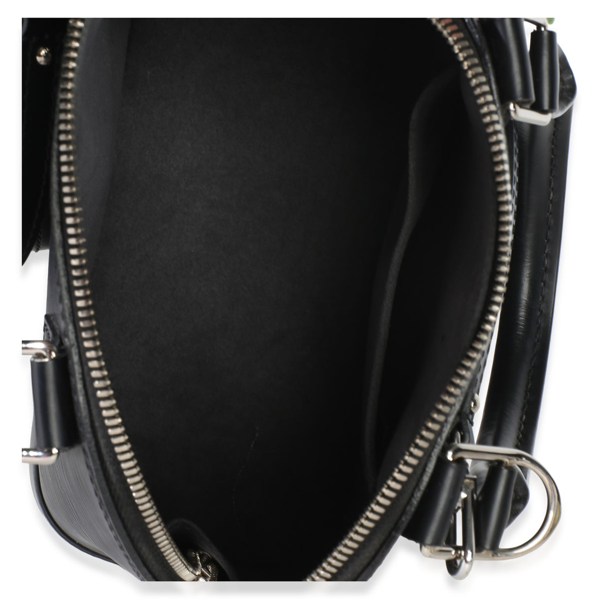 Louis Vuitton Black Epi Alma BB Handbag 8