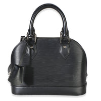 Louis Vuitton Black Epi Alma BB Handbag id