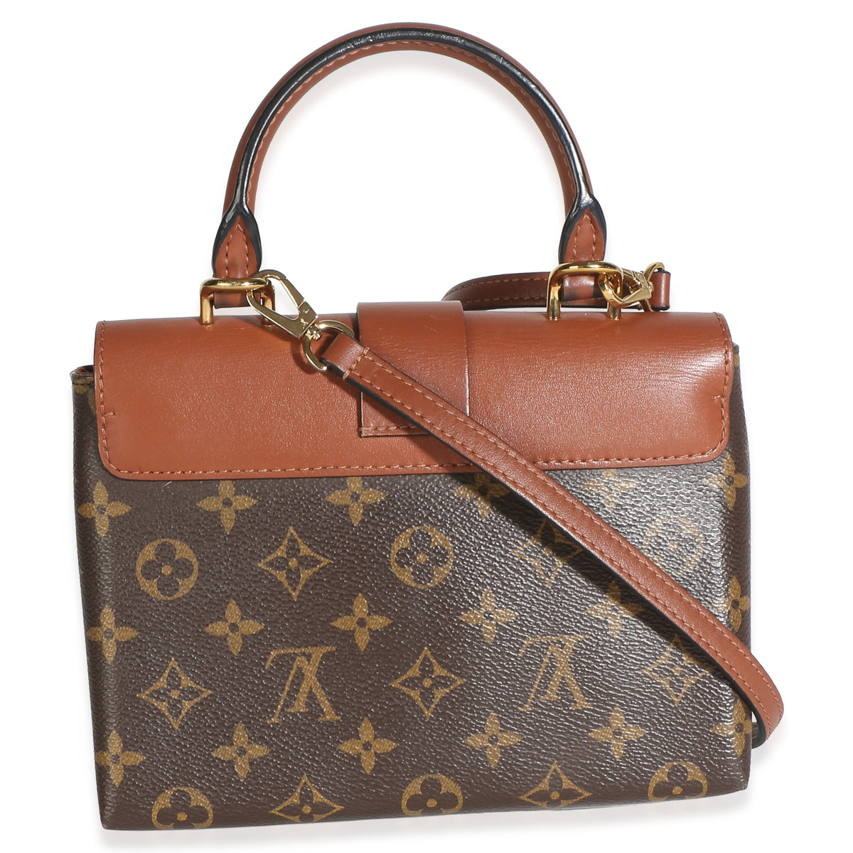 Louis Vuitton Caramel Monogram Canvas Locky BB Handbag 4