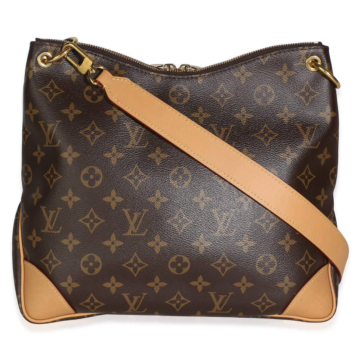 Louis Vuitton Natural Monogram Canvas Odeon MM Handbag 4