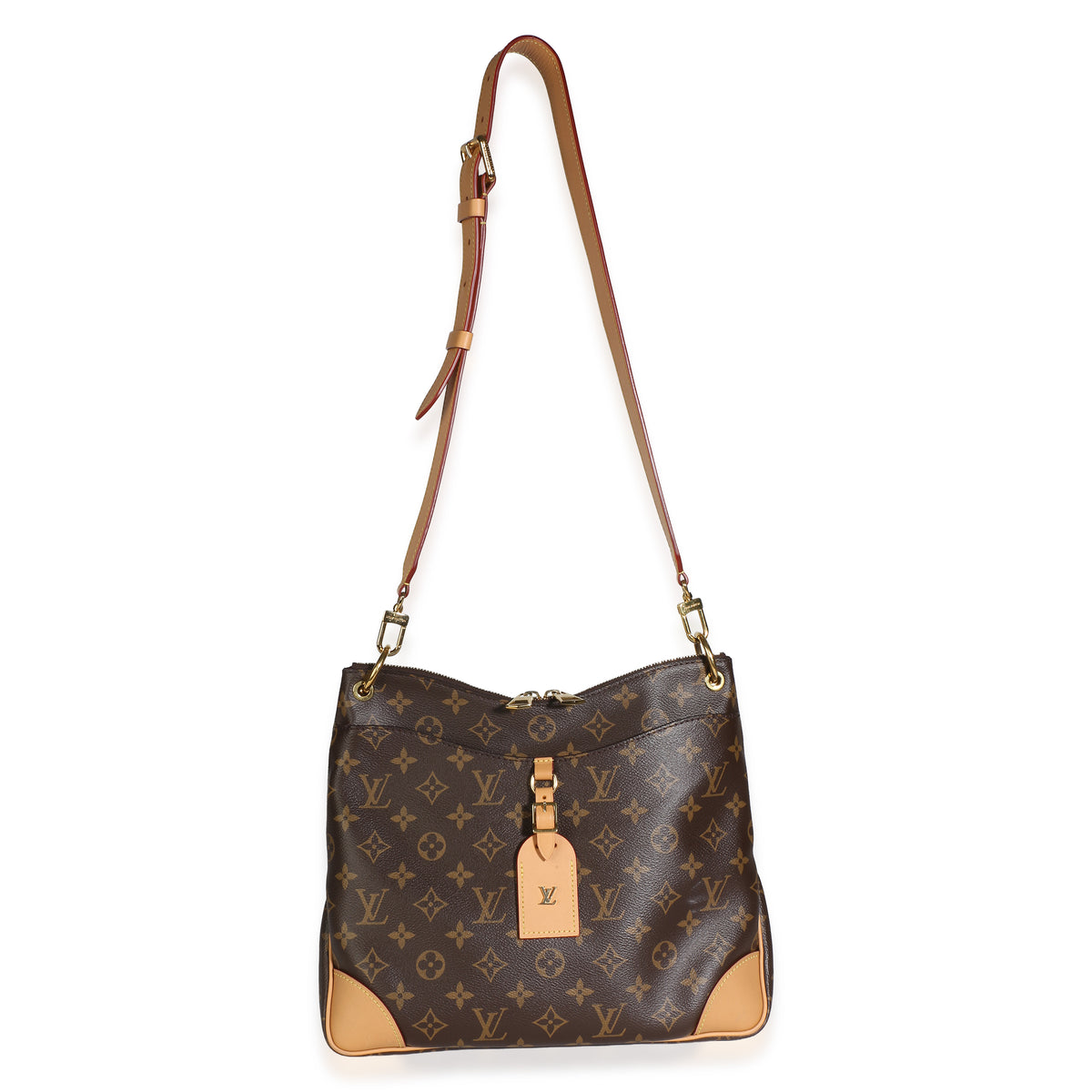 Louis Vuitton Natural Monogram Canvas Odeon MM Handbag 8