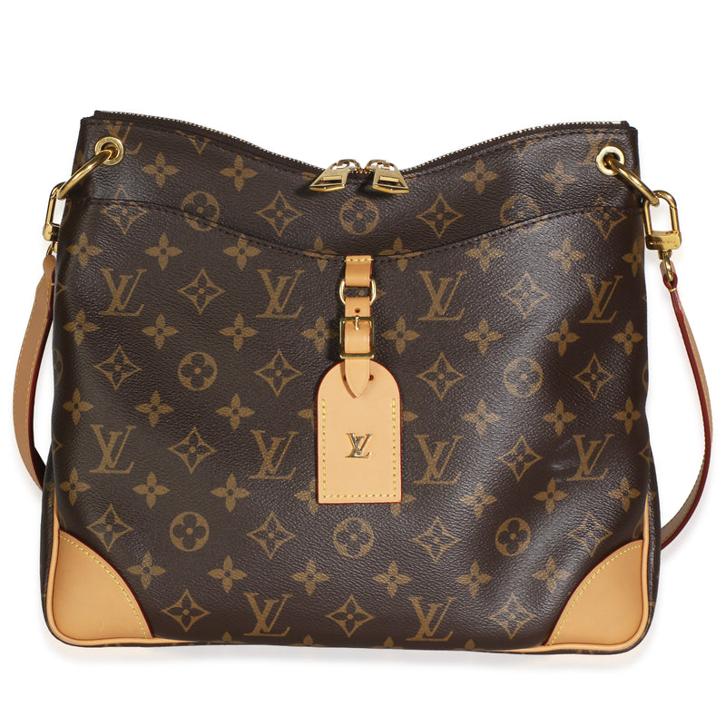 Louis Vuitton Natural Monogram Canvas Odeon MM Handbag id