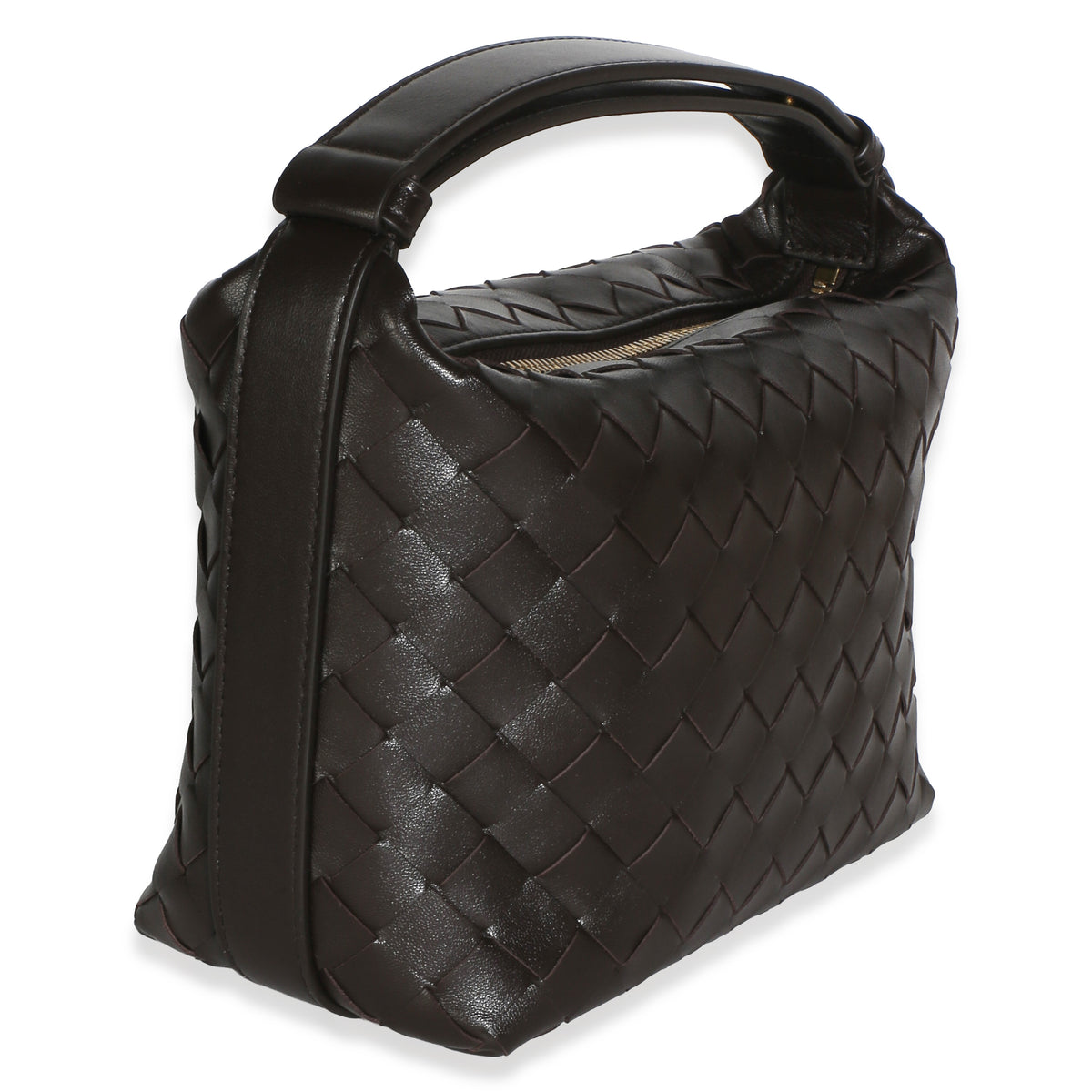 Bottega Veneta Fondant Intrecciato Nappa Calfskin Mini Wallace Handbag 3