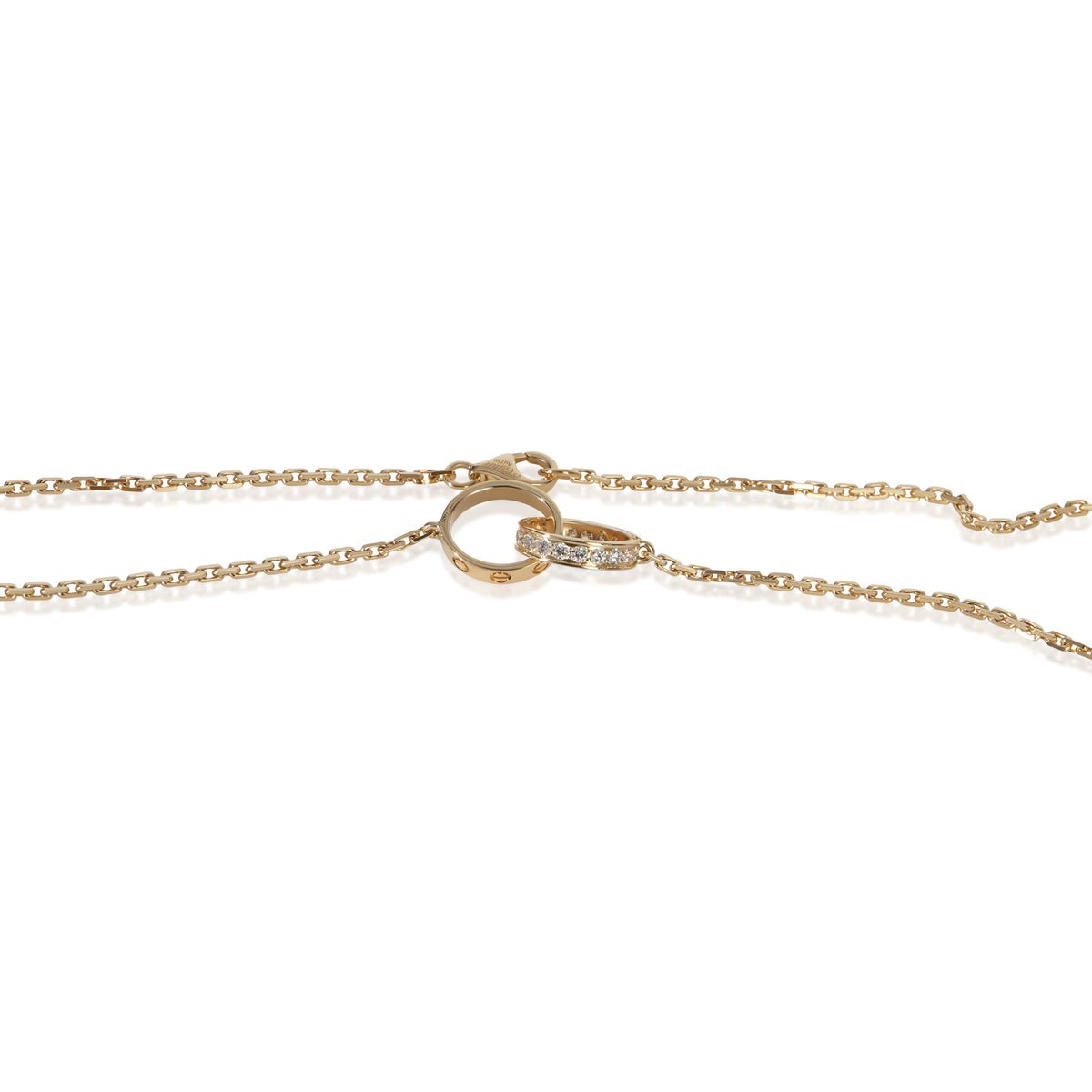 Cartier Yellow Gold Diamond Love Necklace