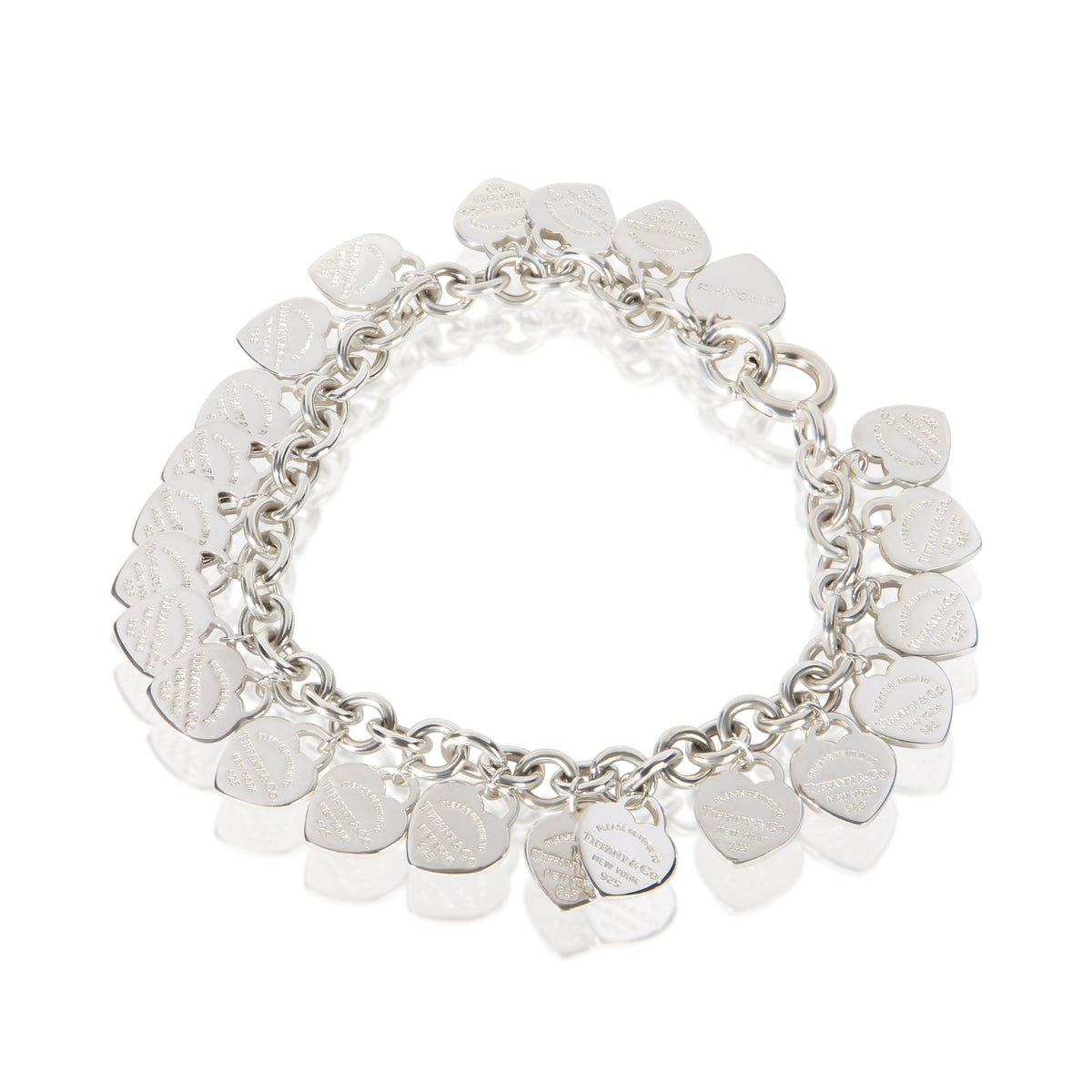 Tiffany & Co. Sterling Silver Return To Tiffany Charm Bracelet 2