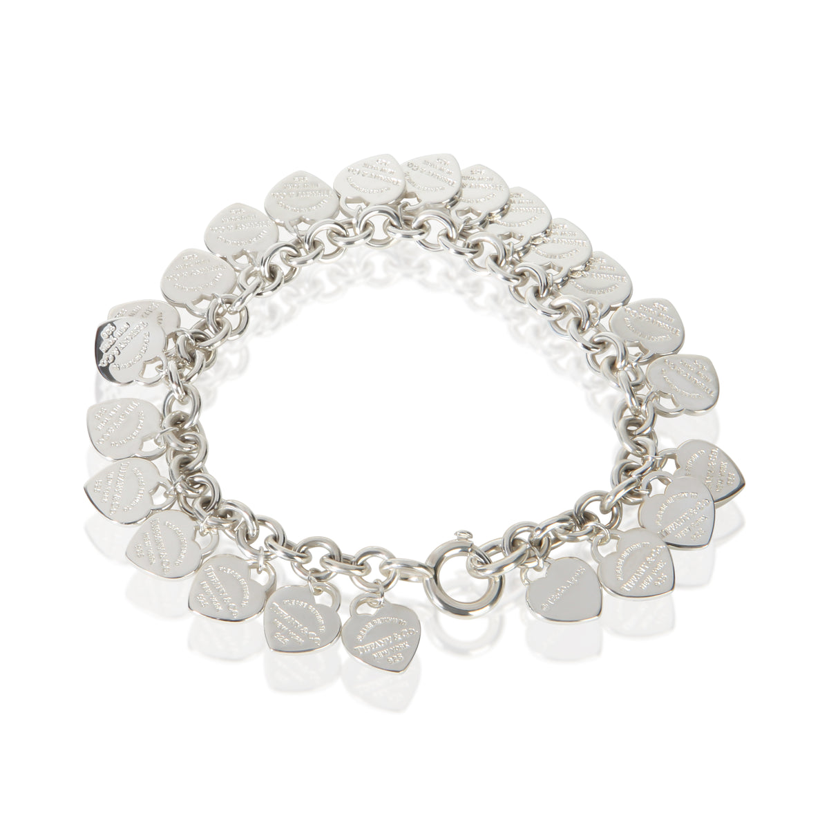 Tiffany & Co. Sterling Silver Return To Tiffany Charm Bracelet 3