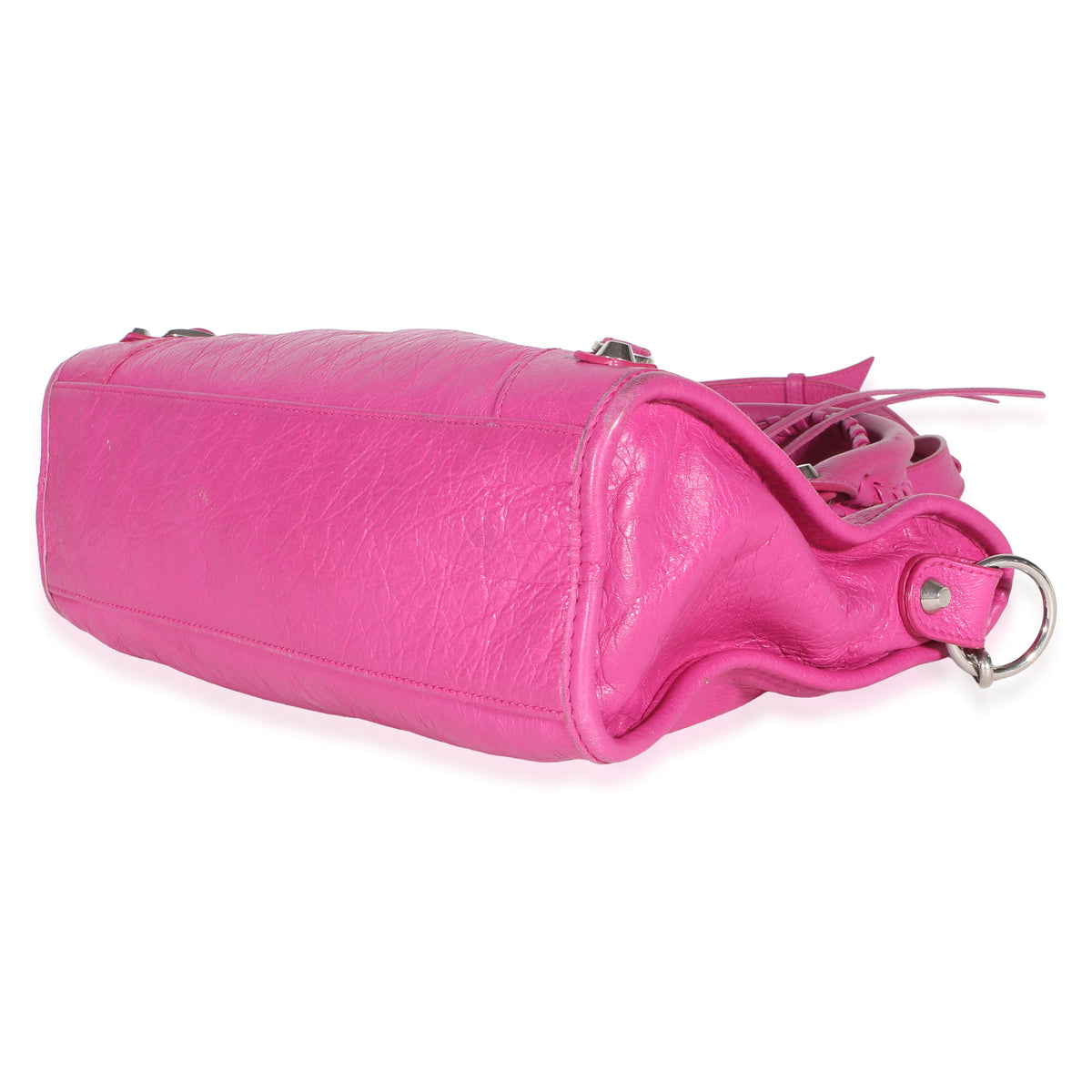 Balenciaga Rose Magenta Agneau Classic Hardware Small Le City Bag Handbag 6