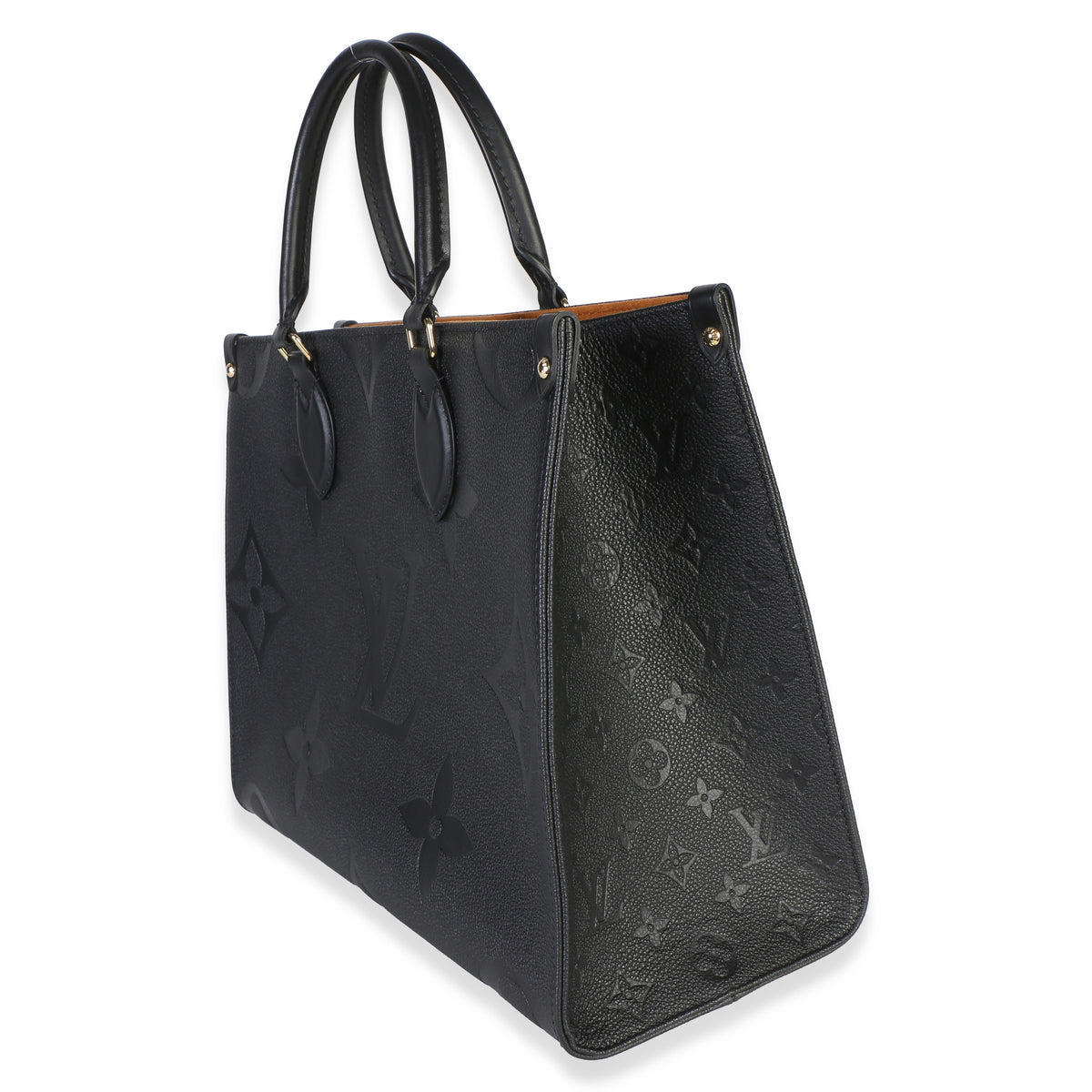 Louis Vuitton Black Giant Monogram Empreinte Onthego MM Handbag 2
