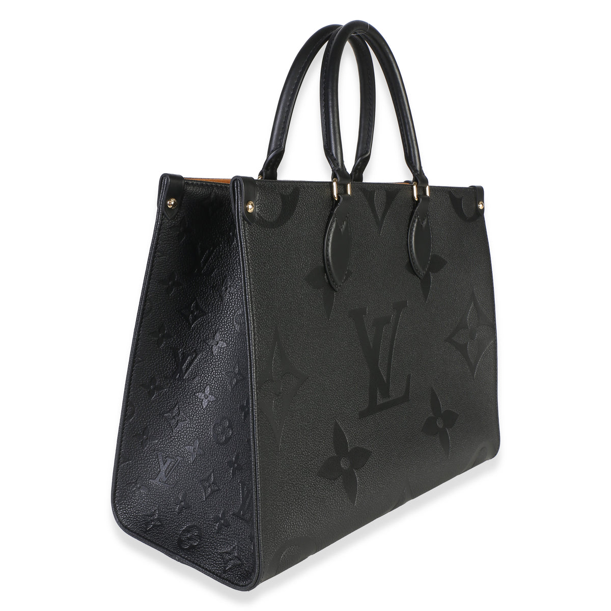 Louis Vuitton Black Giant Monogram Empreinte Onthego MM Handbag 3