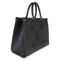 Louis Vuitton Black Giant Monogram Empreinte Onthego MM Handbag 3