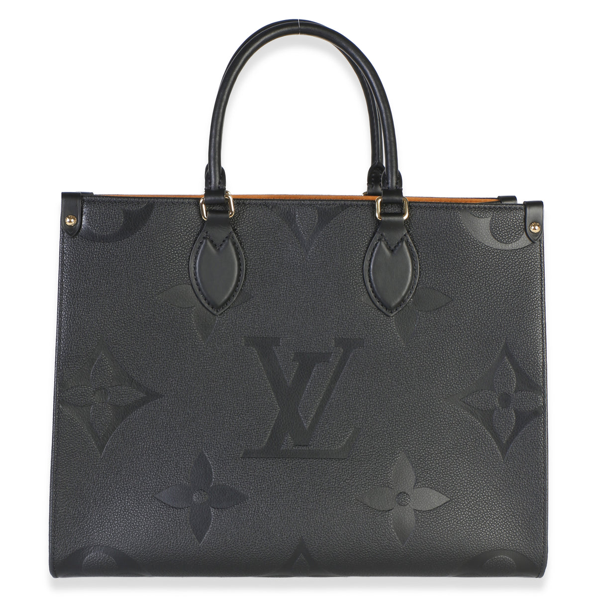 Louis Vuitton Black Giant Monogram Empreinte Onthego MM Handbag 4