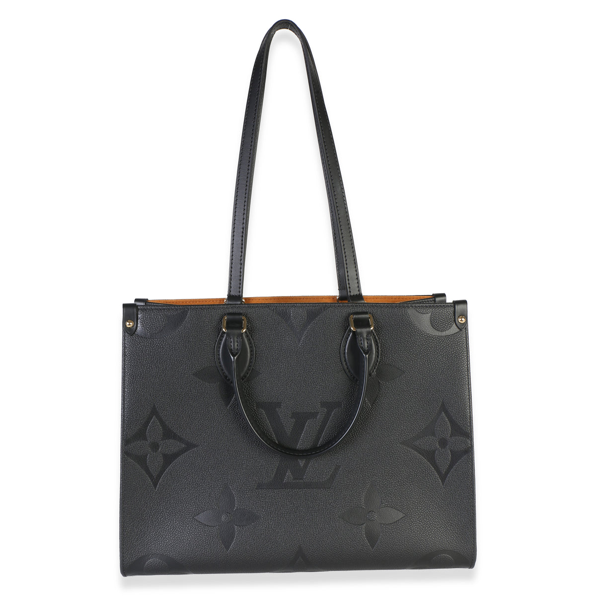 Louis Vuitton Black Giant Monogram Empreinte Onthego MM Handbag 5