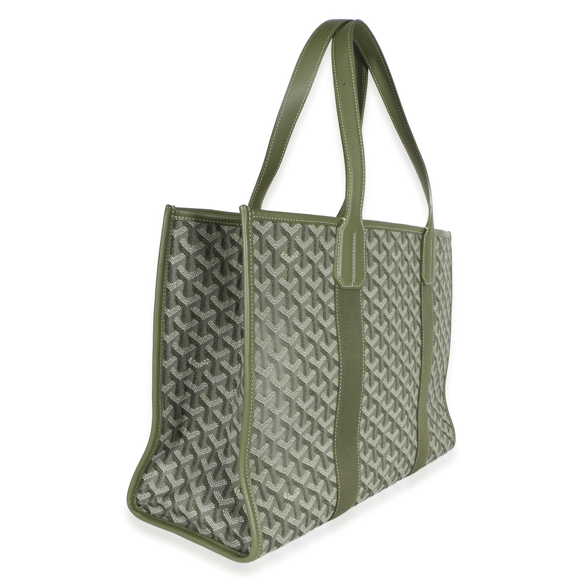 Goyard Khaki ine Canvas Villette Tote Handbag 3
