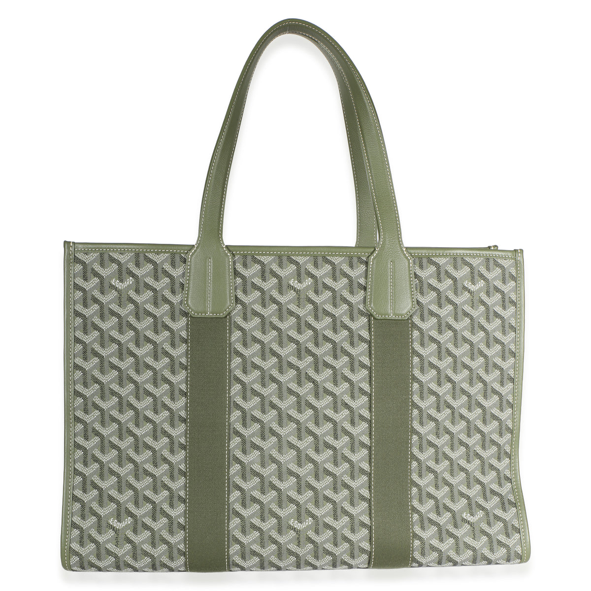 Goyard Khaki ine Canvas Villette Tote Handbag 4