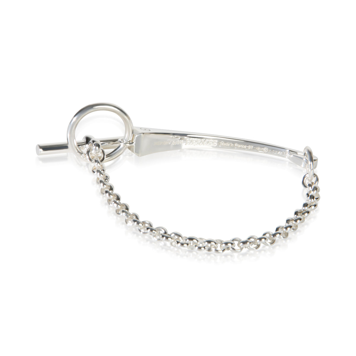 Hermès Sterling Silver Clou de Forge Bracelet 3