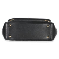 Chanel Black Quilted Caviar Large Business Affinity Flap Bag Handbag 5
