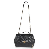 Chanel Black Quilted Caviar Large Business Affinity Flap Bag Handbag 8