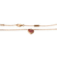 Van Cleef & Arpels Rose Gold Carnelian Sweet Hearts Pendant 2
