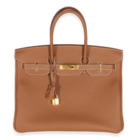 Hermès Gold Togo Birkin 35 GHW Handbag id