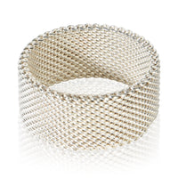 Tiffany & Co. Sterling Silver Somerset Mesh Ring 3