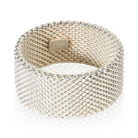 Tiffany & Co. Sterling Silver Somerset Mesh Ring fv