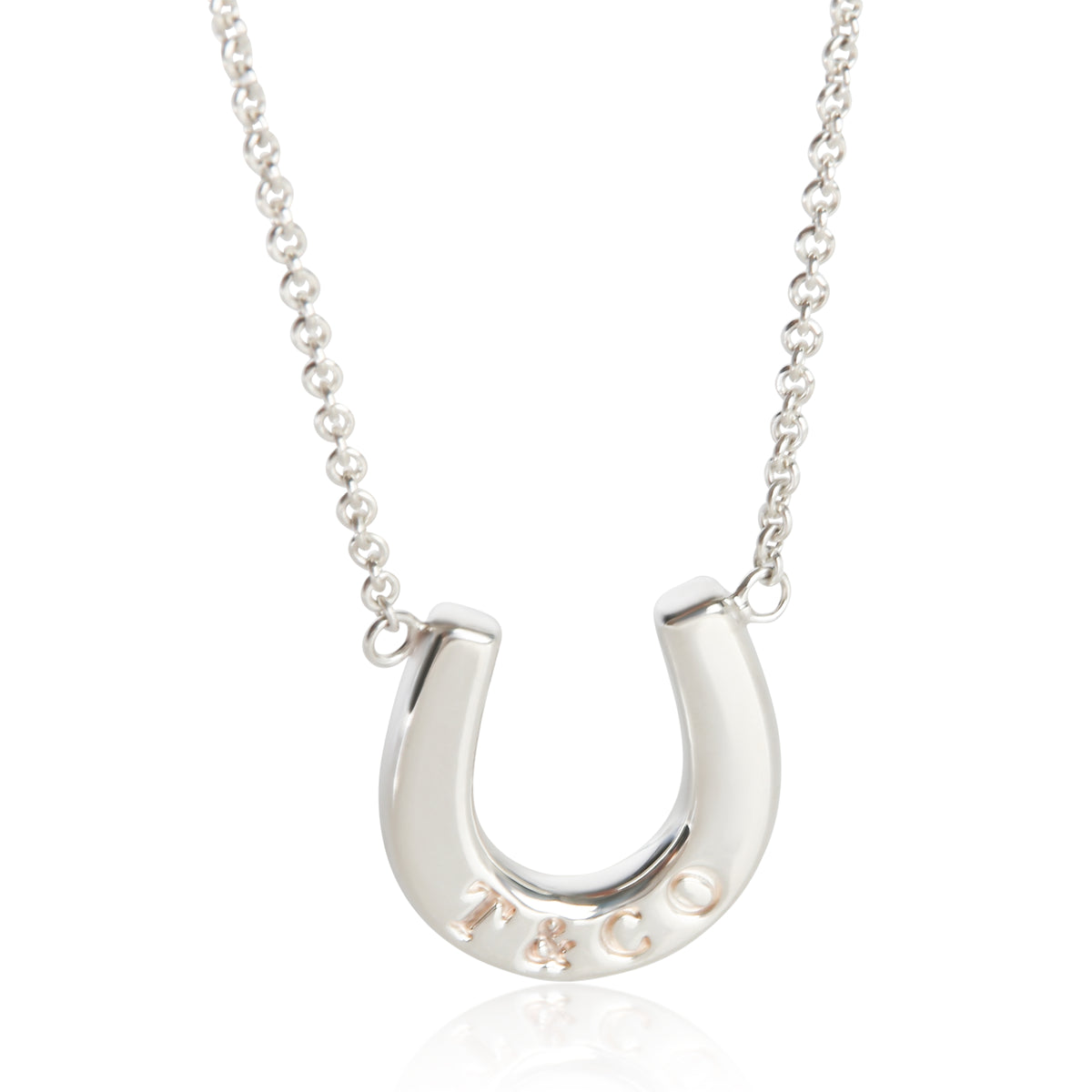 Tiffany & Co. Sterling Silver Horseshoe Pendant fv