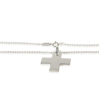 Tiffany & Co. Sterling Silver 1837 Cross Pendant 2
