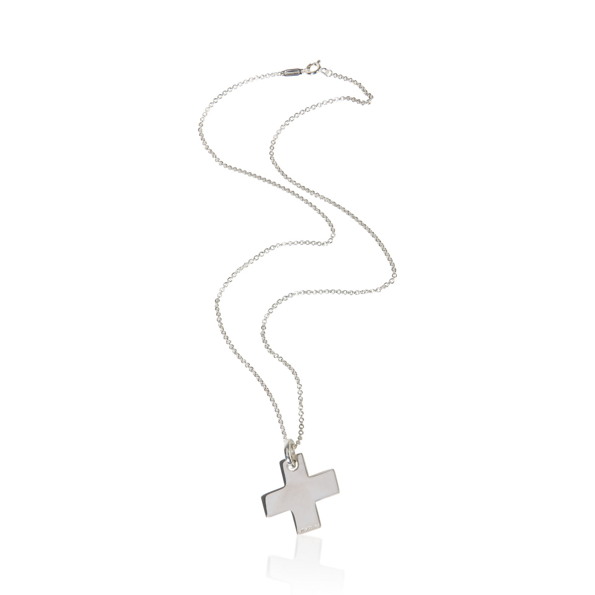 Tiffany & Co. Sterling Silver 1837 Cross Pendant 4